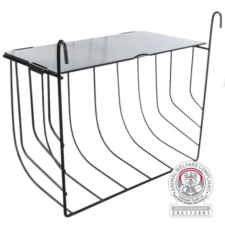 Ausstattung & Zubehör Trixie Heuraufe zum Einhängen mit Deckel -...