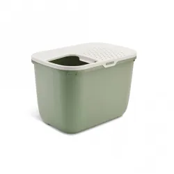 Katzenwelt Savic Katzentoilette Hop In - weiß/grün jetzt online