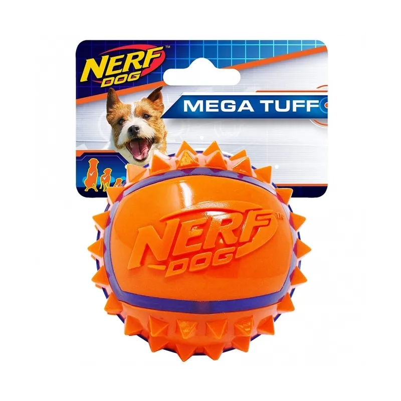 Hundespielzeug & Sport NERF DOG Mega Tuff TPR Spike Ball - 6,3 cm...