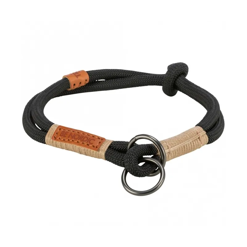 Halsbänder Trixie BE NORDIC Zug-Stopp-Halsband - schwarz - 55 cm...