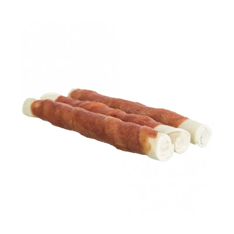 Hundesnacks Trixie Denta Fun Duck Chewing Rolls - 17 cm / 3 Stück...