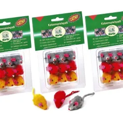 Katzenspielzeug Karlie Bunte Fellmäuse - 9er Set jetzt online