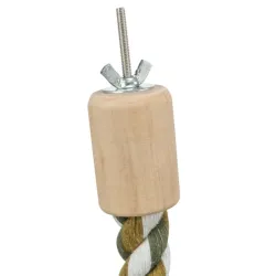 Ausstattung & Zubehör Trixie Baumwoll-Sitzstange - 75 cm / 30 mm...