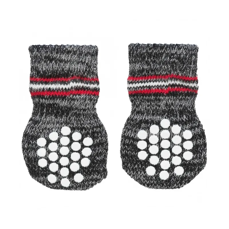 Hundebekleidung Trixie Hundesocken - Grau - L jetzt online