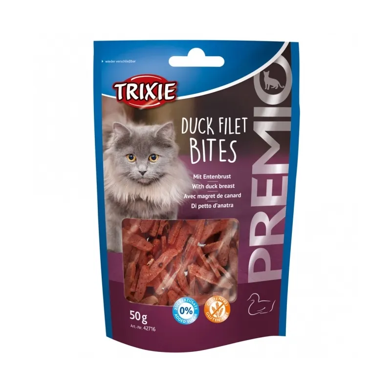 Katzensnacks Trixie PREMIO Duck Filet Bites - 50 g jetzt online