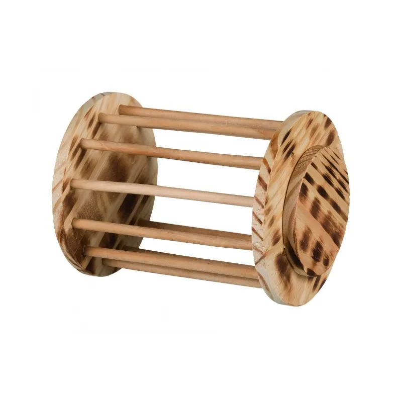 Ausstattung & Zubehör Trixie Heuraufe Rolle aus geflammtem Holz...
