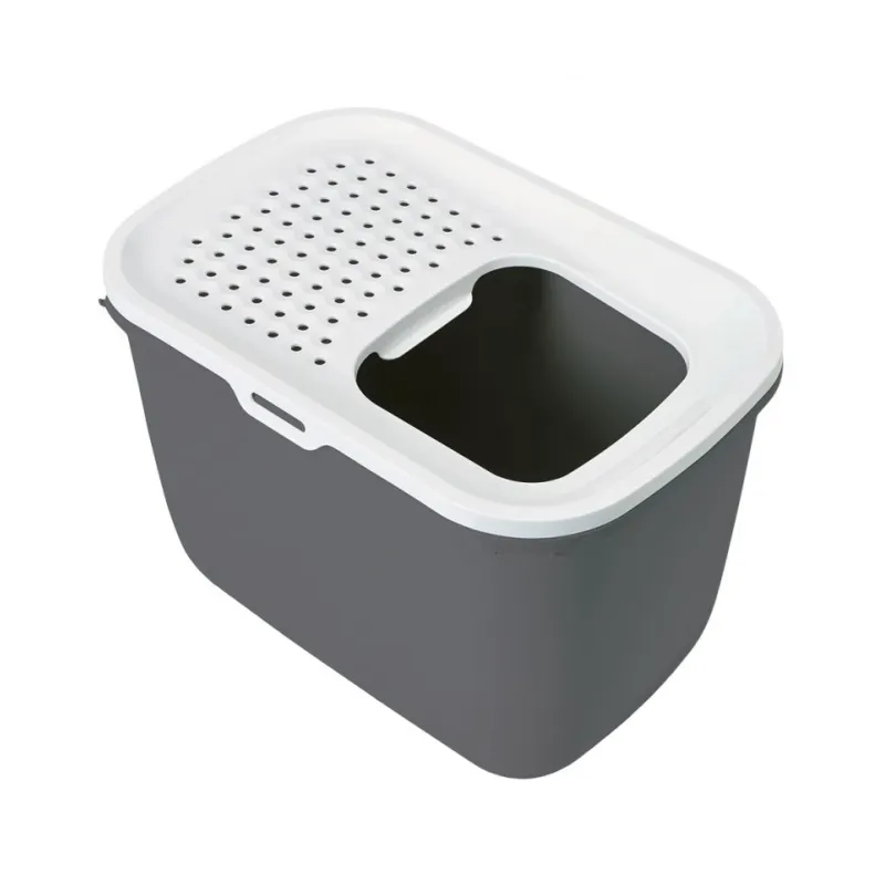 Katzenwelt Savic Katzentoilette Hop In - champagner/toskanarot...