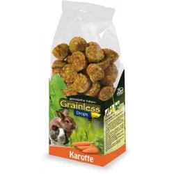 Kleintierfutter & Snacks JR Farm Grainless Drops 140g - Karotte...