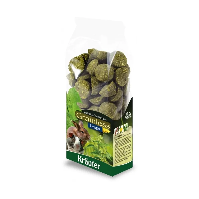 Kleintierfutter & Snacks JR Farm Grainless Drops 140g - Karotte...