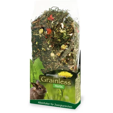 Kleintierfutter & Snacks JR Farm Grainless Herbs Zwergkaninchen...