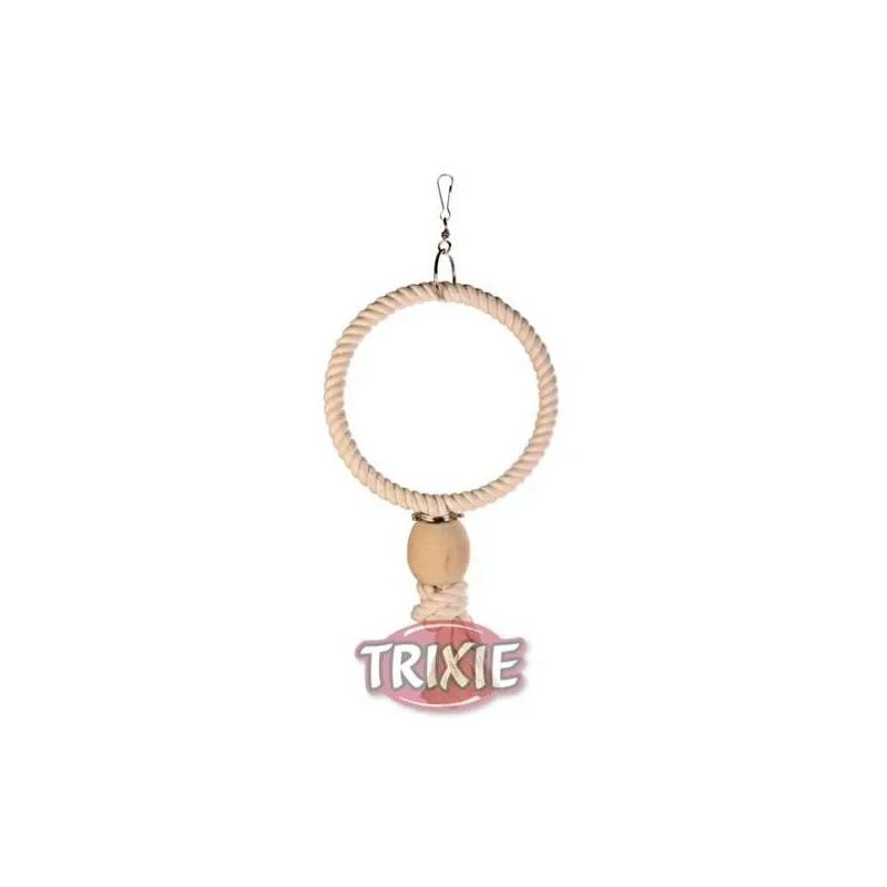 Ausstattung & Zubehör Trixie Baumwollring mit Holzkugel - 19,5 cm...