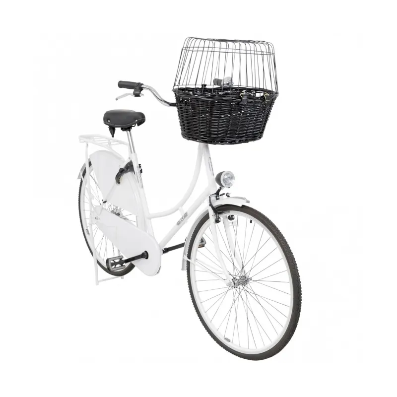 Reise & Transport Trixie Fahrradkorb aus Weide mit Gitter -...