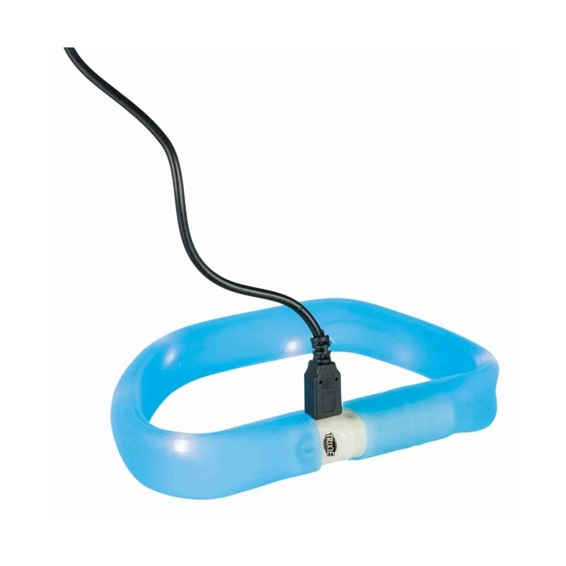 Halsbänder & Leinen Trixie Flash Leuchtband USB - extra breit -...
