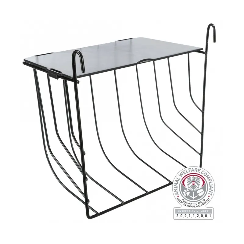 Ausstattung & Zubehör Trixie Heuraufe zum Einhängen mit Deckel -...