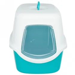Toiletten & Katzenstreu Trixie Katzentoilette Vico - Türkis/Weiß...