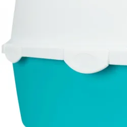 Toiletten & Katzenstreu Trixie Katzentoilette Vico - Türkis/Weiß...