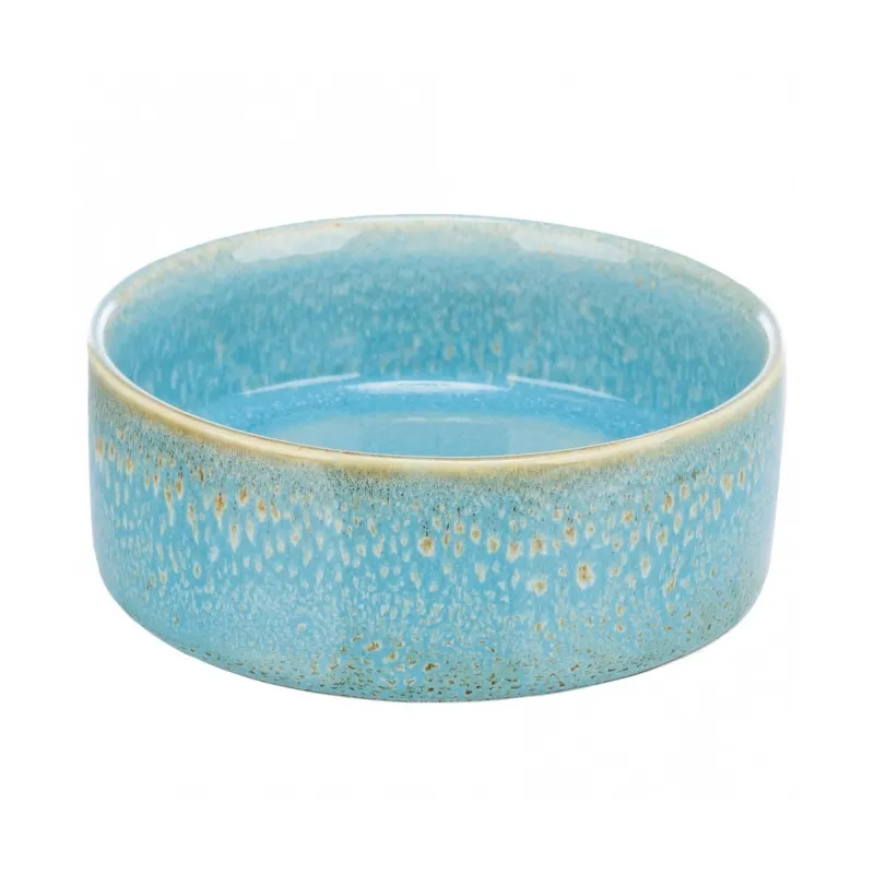 Hundenäpfe & Tränken Trixie Keramiknapf mit Musterung - blau - 0,9...
