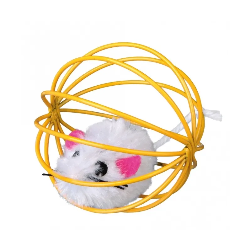 Katzenspielzeug Trixie Spielmaus im Gitterball jetzt online