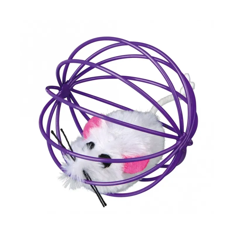 Katzenspielzeug Trixie Spielmaus im Gitterball jetzt online