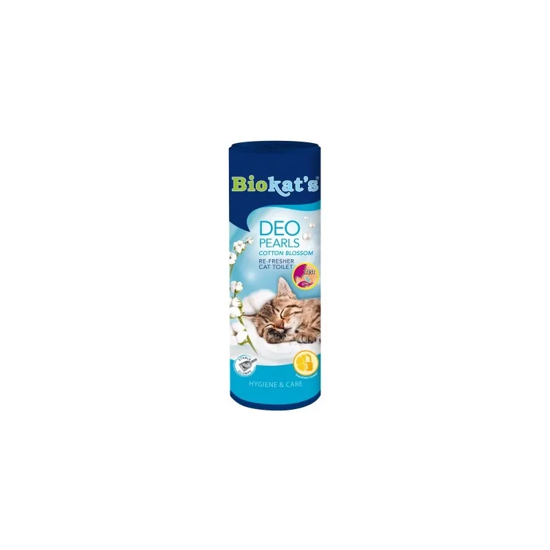 Toiletten & Katzenstreu Biokats Deo Pearls Cotton Blossom 700g...