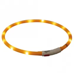 Halsbänder & Leinen Trixie Flash Leuchtring USB aus Silikon -...