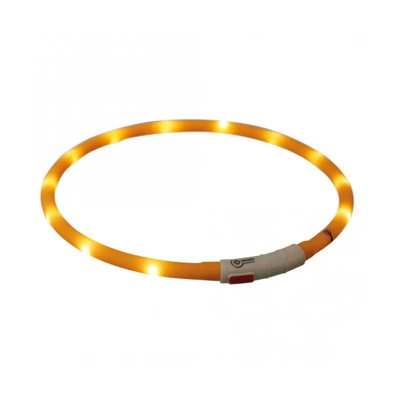 Halsbänder & Leinen Trixie Flash Leuchtring USB aus Silikon -...