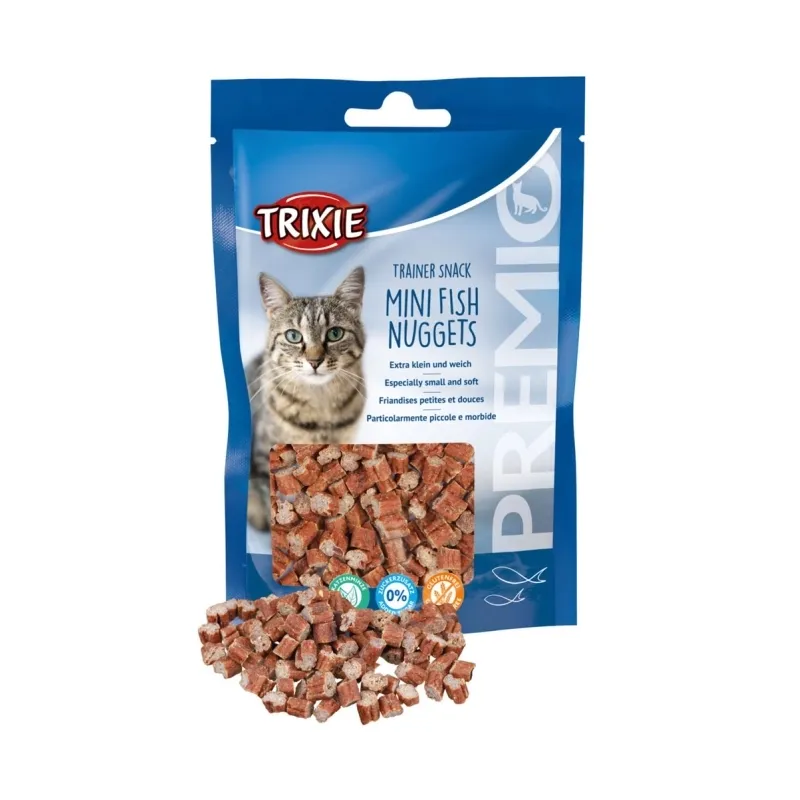 Katzensnacks Trixie Premio Trainer Snack Mini Fish Nuggets - 50 g...