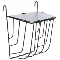 Ausstattung & Zubehör Trixie Heuraufe zum Einhängen mit Deckel -...