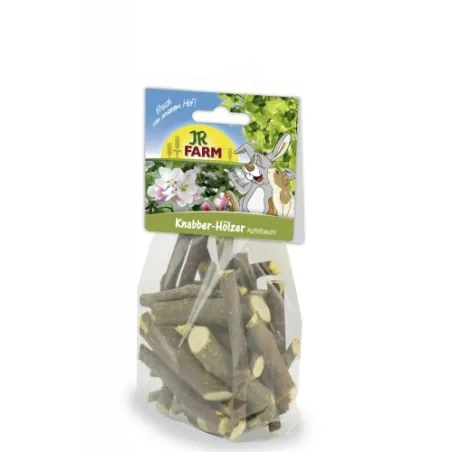 Kleintierfutter & Snacks JR Farm Knabber-Hölzer Apfelbaum 100g...