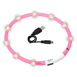Unterwegs Karlie Visio Light LED-Leuchtschlauch mit USB - Pink...