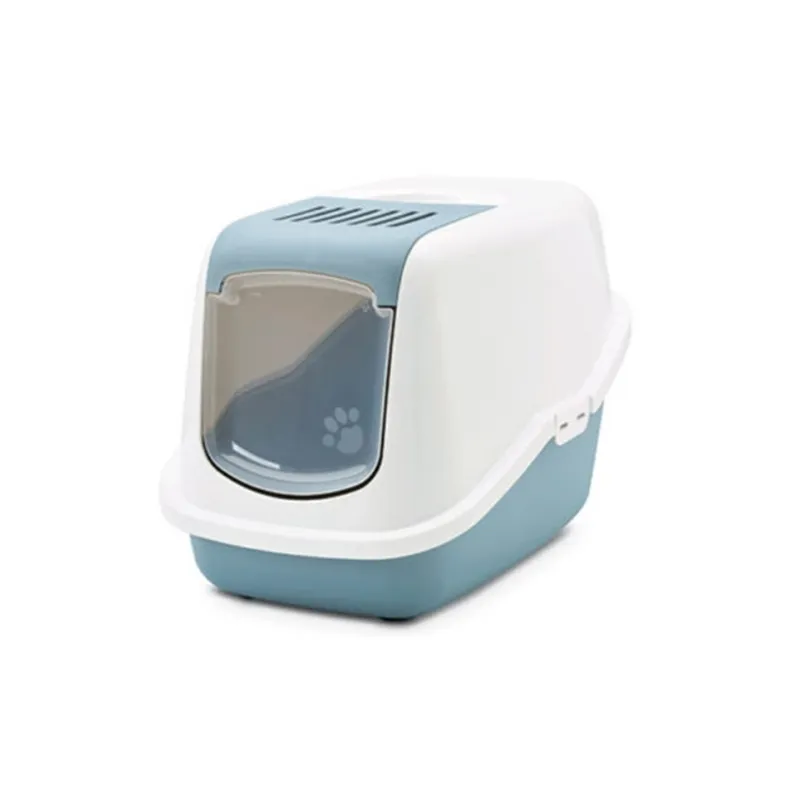 Toiletten & Katzenstreu Savic Katzentoilette Nestor - weiß/blau...