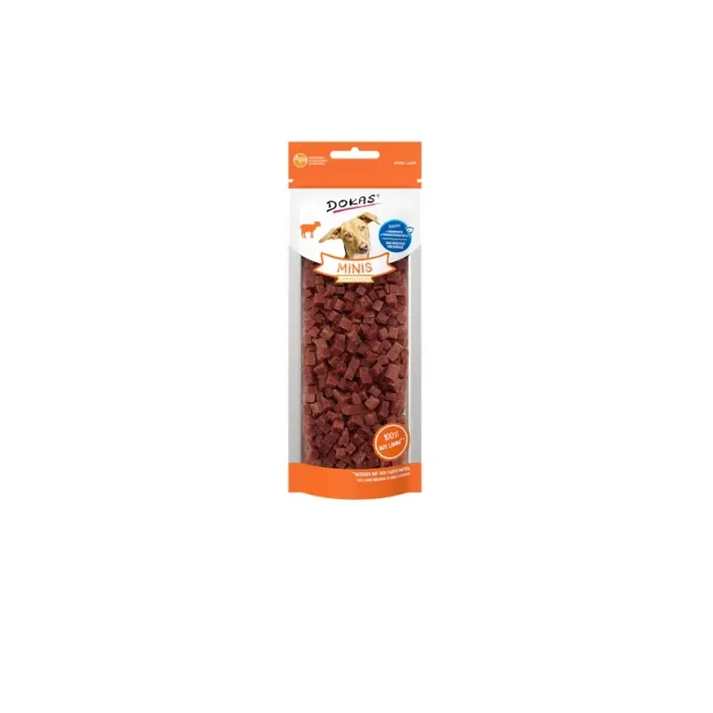 Hundesnacks Dokas Dog Snack Minis Lammfleisch 70g jetzt online