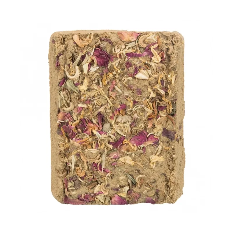 Kleintierfutter & Snacks Trixie Lehmstein mit Blüten - 100g jetzt...