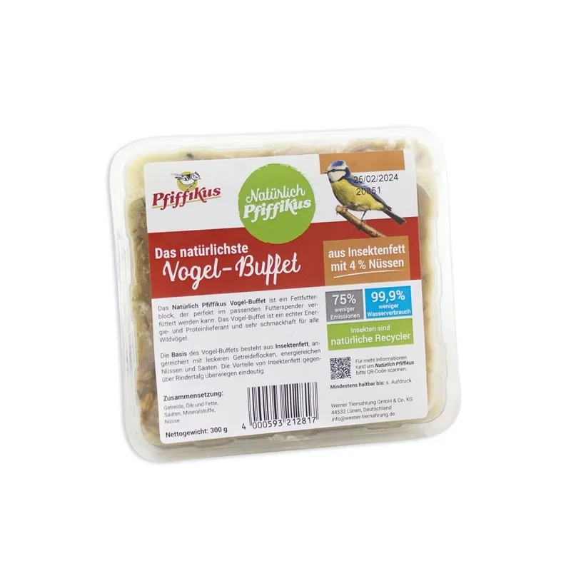 Gartenvogelfutter Natürlich Pfiffikus Vogel-Buffet mit Nuss jetzt...