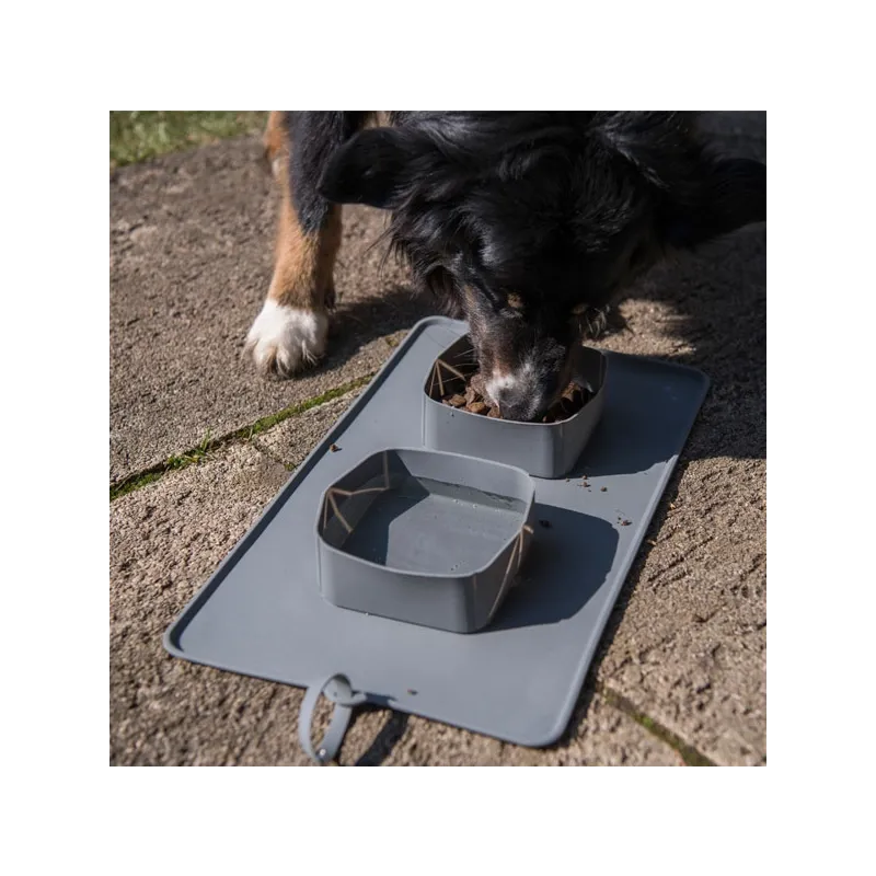 Katzentransport & Reise PROCYON Rollbarer Silikon-Doppelnapf jetzt...