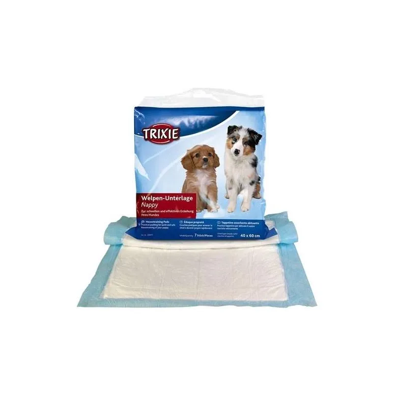 Erziehung Trixie Welpen-Unterlage Nappy-Stubenrein 40x60cm - 7er...