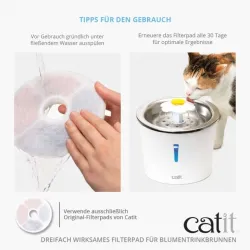 Katzennäpfe & Tränken Catit Triple Action Filter rahmenlos - 6...