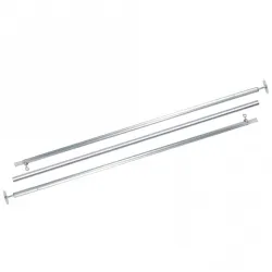 Balkon & Garten Trixie Netz-Spannstange, Aluminium, 1,28-3,25m...
