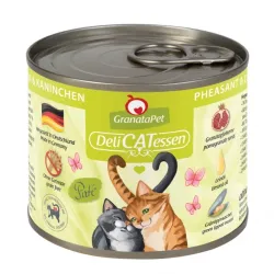 Katzen Nassfutter GranataPet Delicatessen Dose Fasan & Kaninchen -...