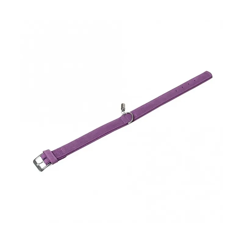 Halsbänder Karlie Halsband Buffalo aus Kalbsleder - Lila - 24...