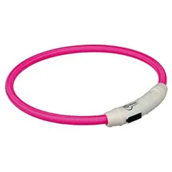 Hundewelt Trixie Flash Leuchtring USB Pink - L-XL jetzt online