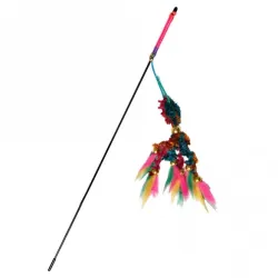 Katzenspielzeug Karlie Flamingo Katzenangel mit Samtrute jetzt online