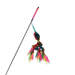 Katzenspielzeug Karlie Flamingo Katzenangel mit Samtrute jetzt online