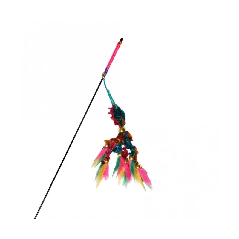 Katzenspielzeug Karlie Flamingo Katzenangel mit Samtrute jetzt online