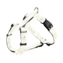 Halsbänder & Leinen Trixie Geschirr Silver Reflect - Pfotenmotiv -...