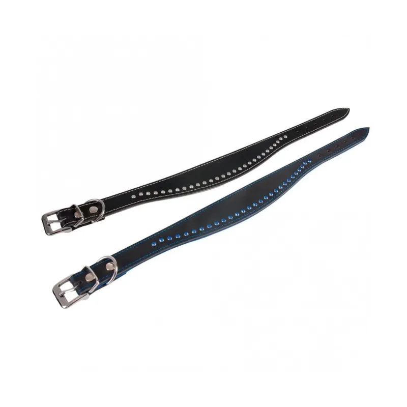 Halsbänder Karlie Halsband Chic - Schwarz/Blau - 45 cm / 35 mm...