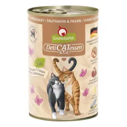 Katzen Nassfutter GranataPet Delicatessen Dose Truthahn & Fasan -...