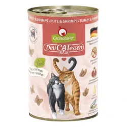 Katzen Nassfutter GranataPet Delicatessen Dose Pute & Shrimps -...