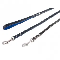 Leinen Karlie Leine Chic - 100 cm / 18 mm - Schwarz/Grau jetzt online