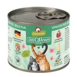 Katzen Nassfutter GranataPet Delicatessen Dose Wild PUR - 200 g...